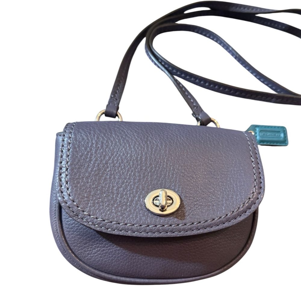 Coach Park Mini Crossbody Bag in Slate Purple - Picture 9 of 14